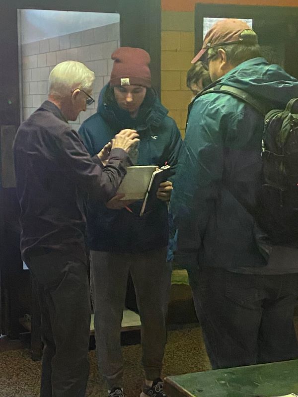 Virginia Tech Students study buildings in Pocahontas, VA.