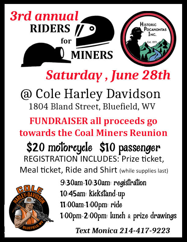 Riders for Miners Flyer